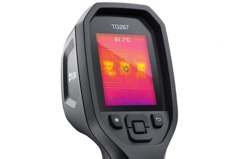 FLIR TG267 - Infrarot-Thermometer TG267 Wärmebild/Sichtbild -25 bis Black Built-in display LCD 160 x 120 pixels_4