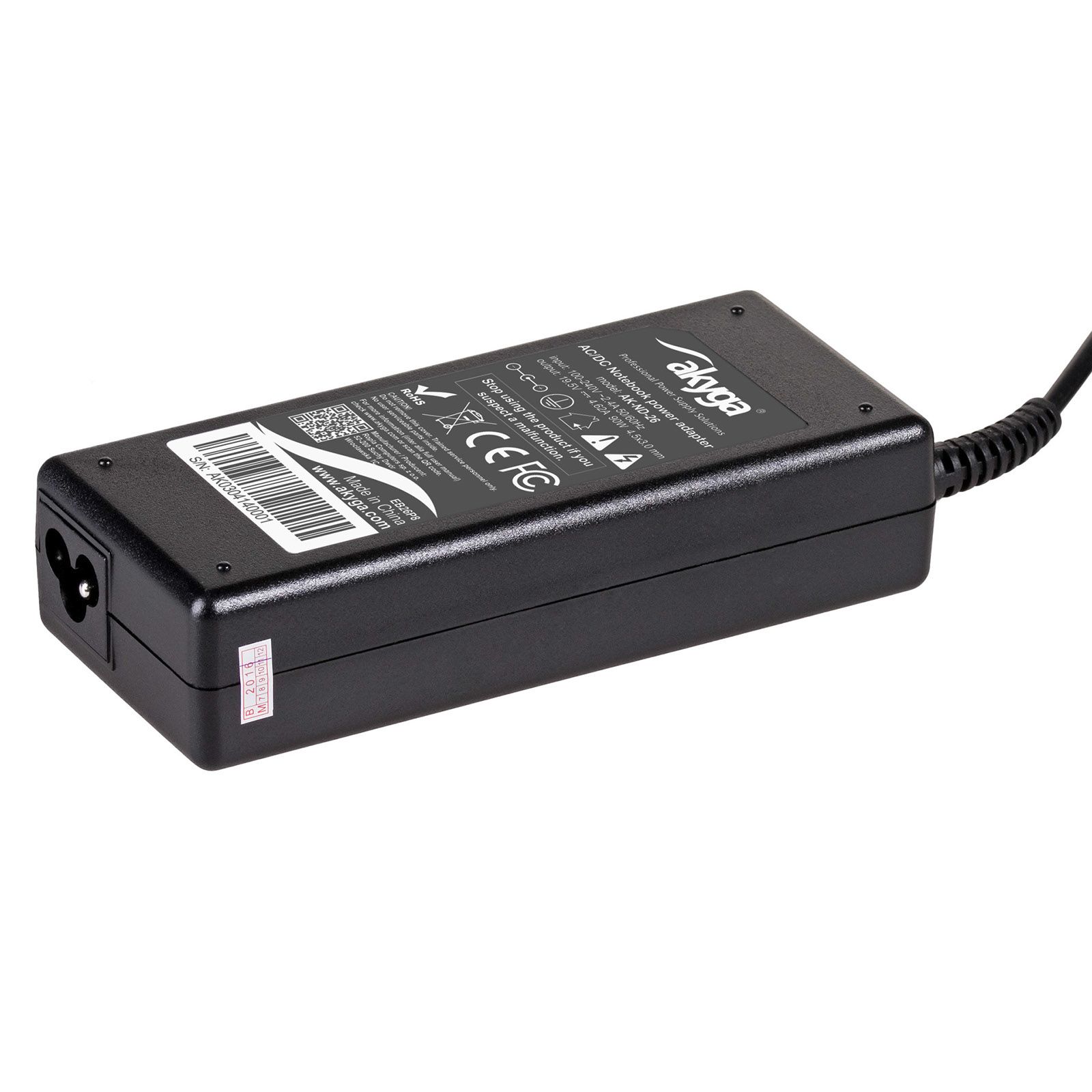 Akyga notebook power adapter AK-ND-26 19.5V/4.62A 90W 4.5x3.0 mm + pin HP power adapter/inverter Indoor Black_4