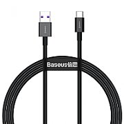 CABLU alimentare si date Baseus Superior, Fast Charging Data Cable pt. smartphone, USB la USB Type-C 66W, 2m, negru 