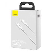 CABLU alimentare si date Baseus Superior, Fast Charging Data Cable pt. smartphone, USB Type-C la Lightning Iphone PD 20W, 1m, alb 