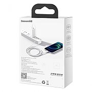 CABLU alimentare si date Baseus Superior, Fast Charging Data Cable pt. smartphone, USB Type-C la Lightning Iphone PD 20W, 1m, alb 