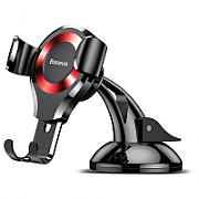 Gravity car mount Baseus Osculum for phone (red)_1