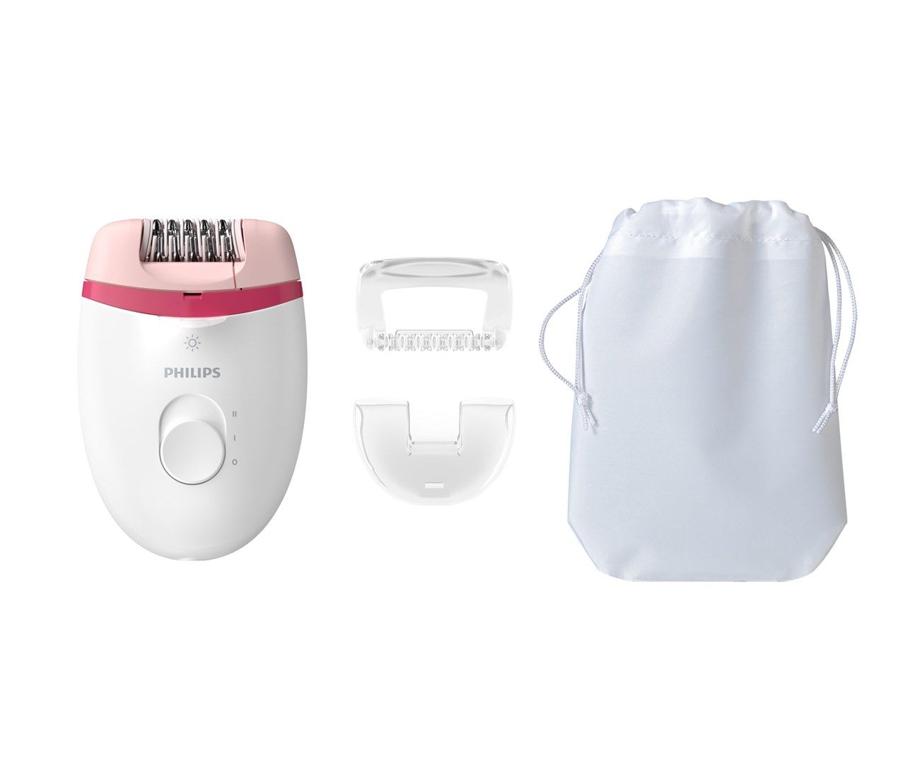 Philips Satinelle Essential BRE255/00 epilator Pink, White_2