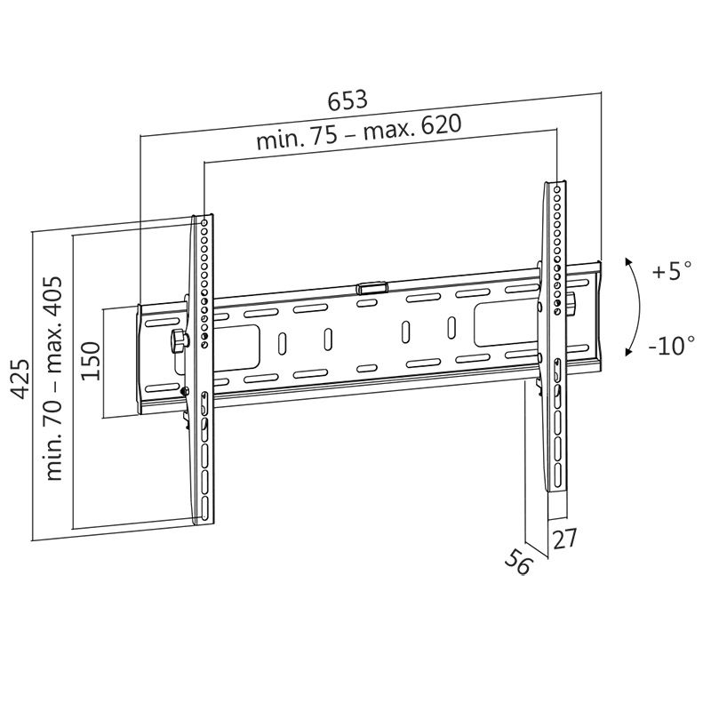 Suport Monitor de Birou Dual, Neomounts by Newstar FPMA-D550DBLACK, 10