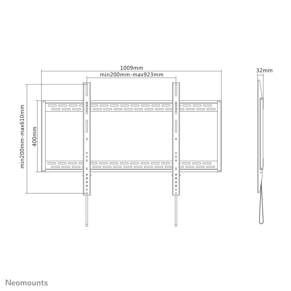 Neomounts by Newstar LFD-W1000 TV/Monitor Wall Mount (fixed) for 60