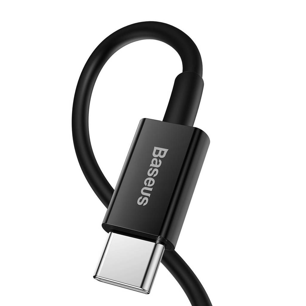 CABLU alimentare si date Baseus Superior, Fast Charging Data Cable pt. smartphone, USB Type-C la Lightning Iphone PD 20W, 2m, negru 