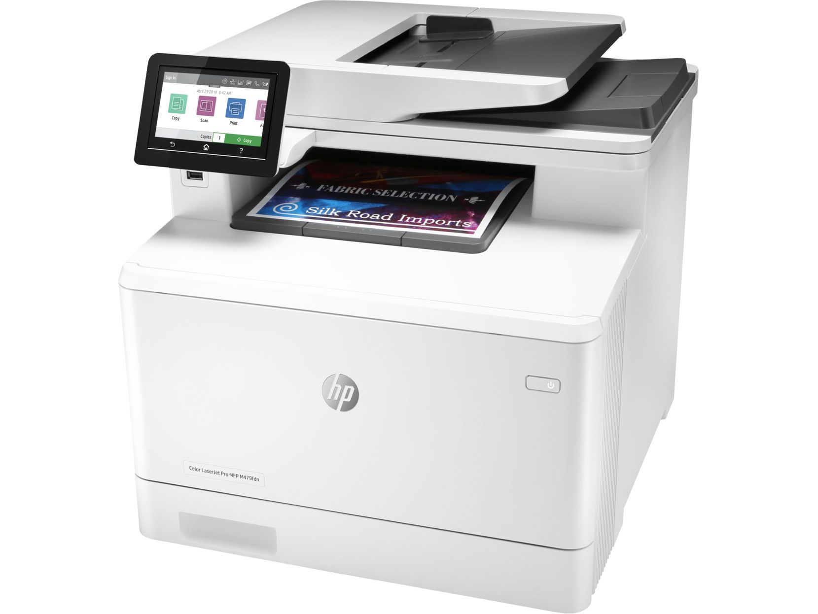 Multifunctional laser color HP M479FNW, Dimensiune A4, (Printare, Copiere, Scanare, fax), Viteza 27 ppm, Rezolutie 600 x 600 dpi, Procesor 1200 MHz, Memorie standard 512 MB NAND Flash,512 MB DRAM, Limbaje d eprintare HP PCL 6, HP PCL 5c, HP postscript level 3 emulation, PDF , URF , Native Office_2