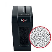 Distrugator manual documente Rexel SECURE   X8 Slim,   8 coli, P4, cross-cut (tip confeti), cos  14 litri, negru, 