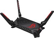 Asus Dual-band WiFi6 Router gaming, GT-AX6000, ROG Rapture, Standarde wireless: EEE 802.11a, IEEE 802.11b, IEEE 802.11g, IEEE 802.11n, IEEE 802.11ac, IEEE 802.11ax, IPv4, IPv6,  2.4GHz- 1148Mbps, 5GHz- 4804Mbps, 4 x antene externe, Procesor: 2.0 GHz quad-core, Memorie: 256 MB Flash, 1 GB RAM, Dual_1