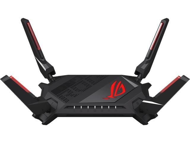 Asus Dual-band WiFi6 Router gaming, GT-AX6000, ROG Rapture, Standarde wireless: EEE 802.11a, IEEE 802.11b, IEEE 802.11g, IEEE 802.11n, IEEE 802.11ac, IEEE 802.11ax, IPv4, IPv6,  2.4GHz- 1148Mbps, 5GHz- 4804Mbps, 4 x antene externe, Procesor: 2.0 GHz quad-core, Memorie: 256 MB Flash, 1 GB RAM, Dual_3