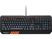 CANYON Wired multimedia gaming keyboard with lighting effect, 108pcs rainbow LED, Numbers 104keys, EN double injection layout, cable length 1.8M, 450.5*163.7*42mm, 0.90kg, color black_2