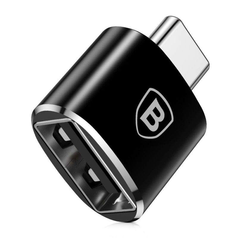 ADAPTOR Baseus Mini, USB 3.0(T) to USB Type-C(M), negru 