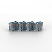 Lindy USB Port Locks 4x Blue+Key  https://www.lindy.co.uk/accessories-c9/security-c388/usb-port-blocker- pack-of-4-colour-code-blue-p2324_1