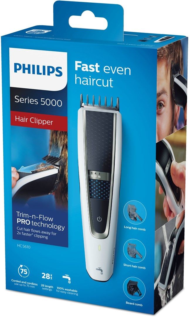 Philips 5000 series HC5610/15 hair trimmers/clipper Black, White_2