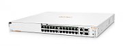 Hewlett Packard Enterprise Switch Aruba Instant On 1960 24G 20p Class4 4p Class6 PoE 2XGT 2SFP+ 370W Managed L2+ Gigabit Ethernet (10/100/1000) Power over Ethernet (PoE) 1U White_1