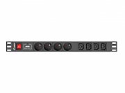 Lanberg Power strip Rack PDU (1u,10a,8x 230v,2m) pdu-04e04i-0200-iec-bk_2