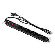 Qoltec 53995 Overvoltage power strip for RACK 19