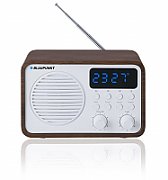 Portable radio with Bluetooth and USB BLAUPUNKT PP7BT, colour: brown wood/white_1