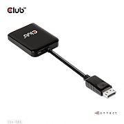 CLUB 3D Multistream Transport (MST) Hub DisplayPort™1.4 to DisplayPort™1.4 Dual Monitor 4K60Hz M/F_10