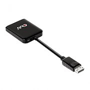 CLUB 3D Multistream Transport (MST) Hub DisplayPort™1.4 to DisplayPort™1.4 Dual Monitor 4K60Hz M/F_1