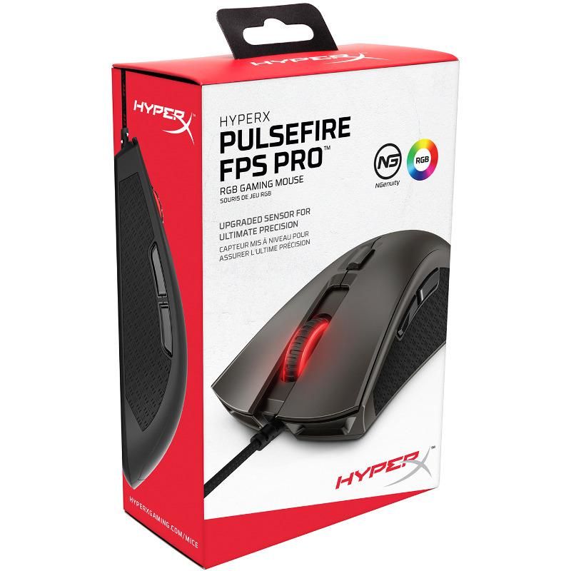 Mouse HP cu fir, HYPERX Pulsefire Haste, Pixart 3327 sensor, DPI pana la 6.200, RGB Gaming Mouse, greutate 123g, Wireless, White_2