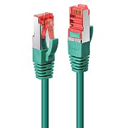 Cablu retea Lindy 3m Cat.6 S/FTP, green, RJ45, M/M, 250MHz, Copper, 27AWG  Technical details  Connectors  Connector A: RJ45 Male Connector B: RJ45 Male Housing Material: Polycarbonate Connector Plating: Nickel Pin Construction: Copper Alloy Pin Plating: Gold plated Dimensions (approx.) WxDxH_1