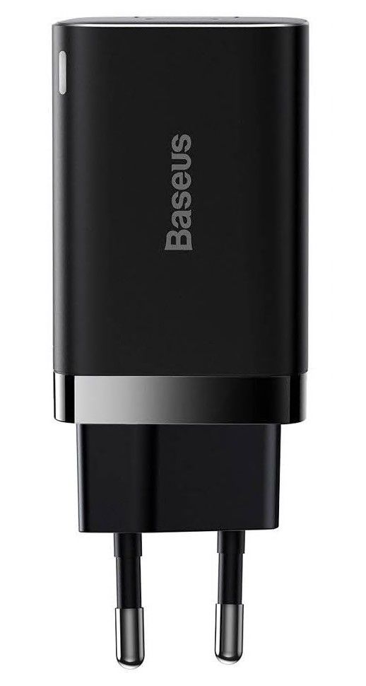 INCARCATOR retea Baseus Super Si Pro, Quick Charge 30W, 1 x USB 5V/3A, 1 x USB Type-C 5V/3A, negru 