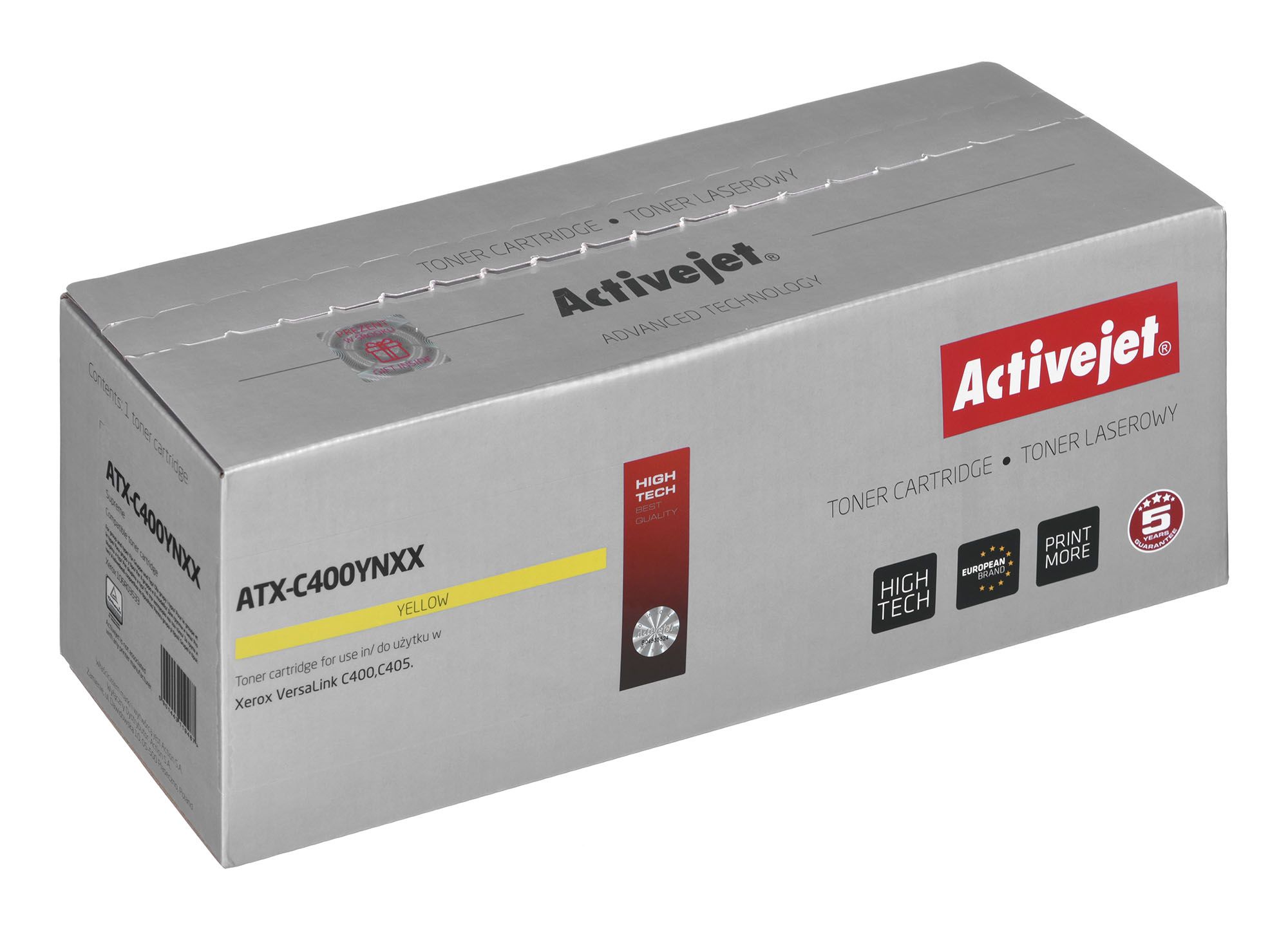 Activejet ATX-C400YNXX toner (replacement for Xerox 106R03533; Supreme; 8000 pages; yellow)_2