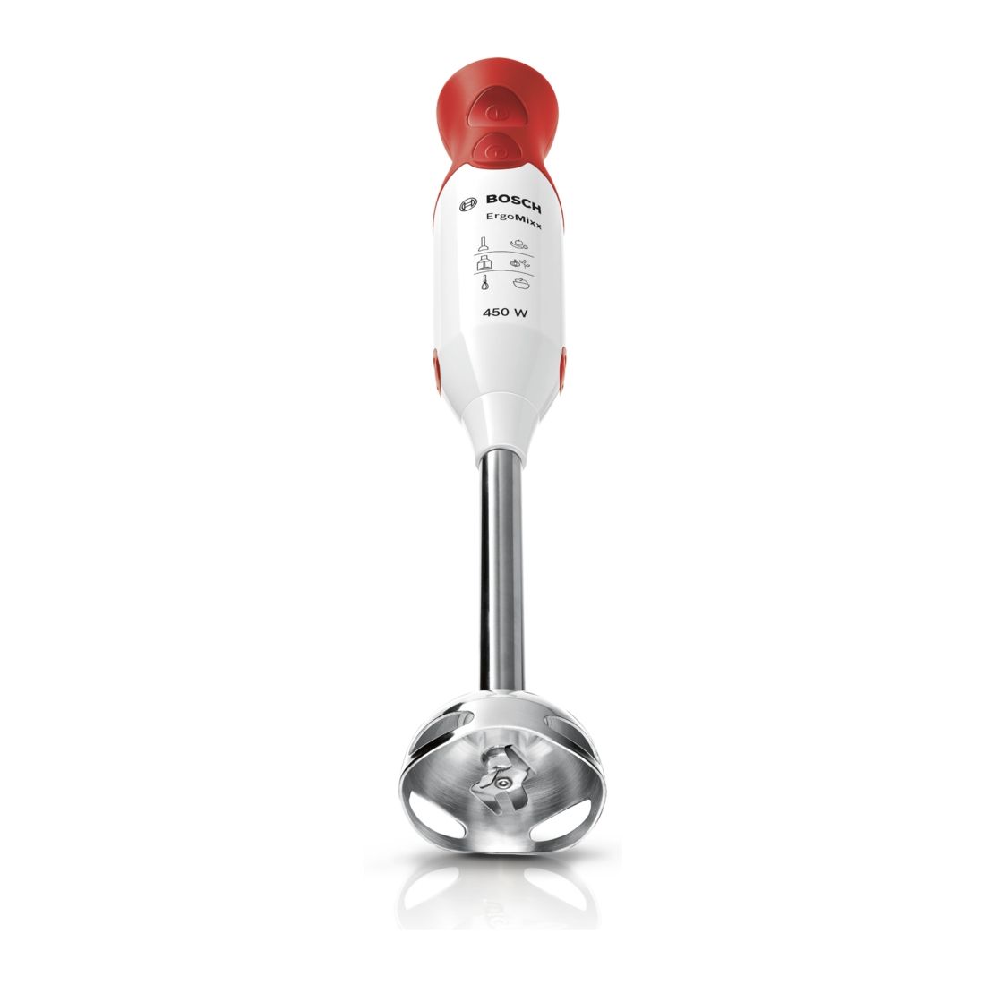 Bosch MSM64110 blender Immersion blender 450 W Red, White_2