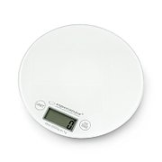 Esperanza EKS003W Electronic Kitchen Scale White Round_1