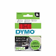 DYMO D1 Standard - Black on Red - 9mm_2