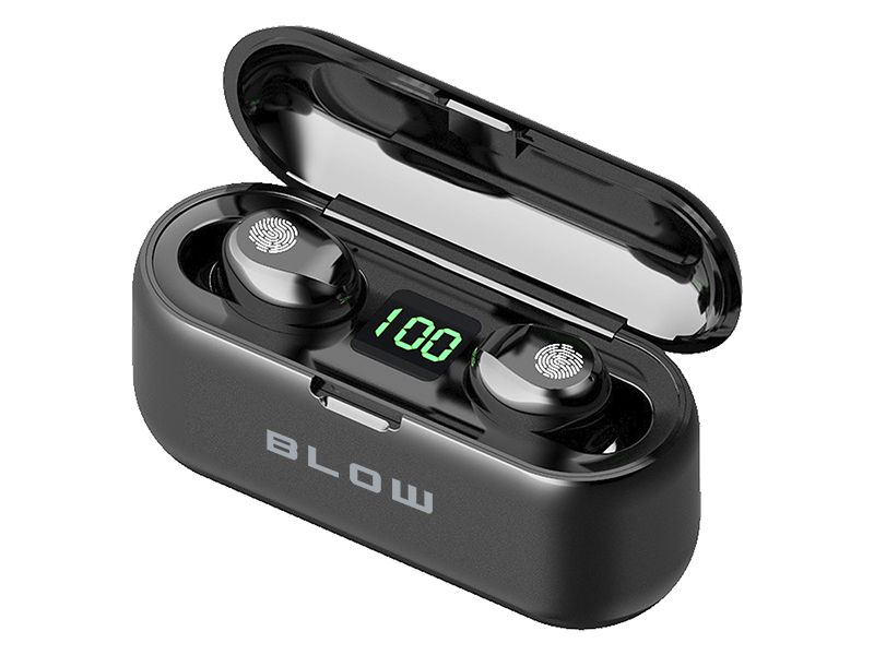 BLOW Earbuds BTE200 BLACK headphones power bank 2000Mah_2