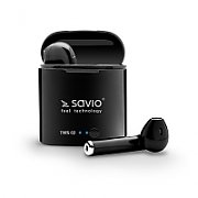 Savio TWS-02 Wireless Bluetooth Earphones, Black_1