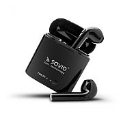 Savio TWS-02 Wireless Bluetooth Earphones, Black_2