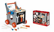 Magnetic workshop trolley with tools Brico 'Kids, Janod_11