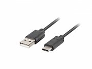 Cable Lanberg QC 3.0 CA-USBO-20CU-0018-BK (USB 2.0 type A - USB type C ; 1,8m; black color)_1