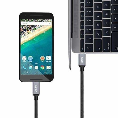 AUKEY CB-CD5 USB cable 1 m USB 2.0 USB C Black, Grey_6