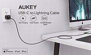 AUKEY CB-CL02 USB cable Quick Charge USB C-Lightning | 1.2m | Black_2