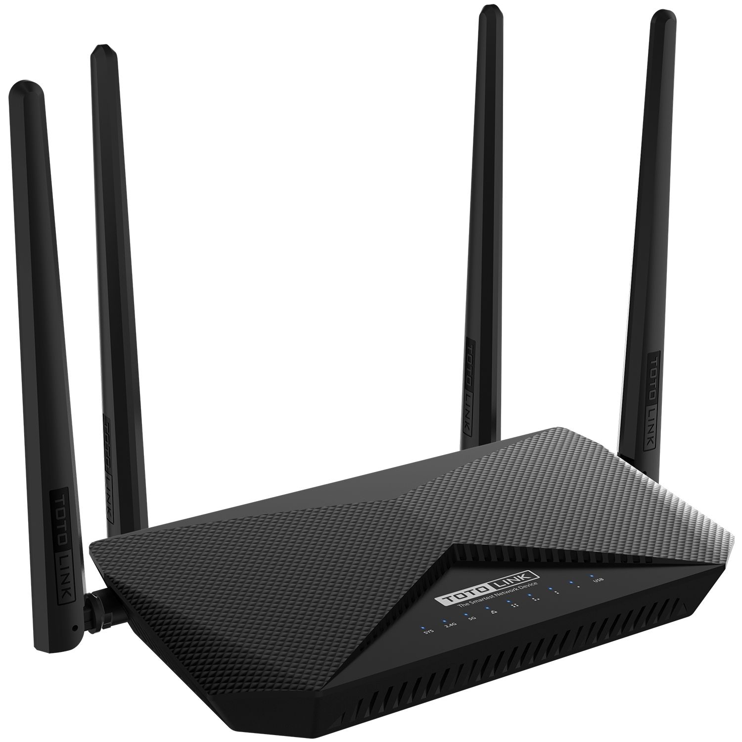 TOTOLINK A3002RU-V2 wireless router Gigabit Ethernet Dual-band (2.4 GHz / 5 GHz) 4G Black_2