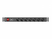 LANBERG POWER STRIP. RACK PDU (1U,16A,7X SHUKO,2M)_1