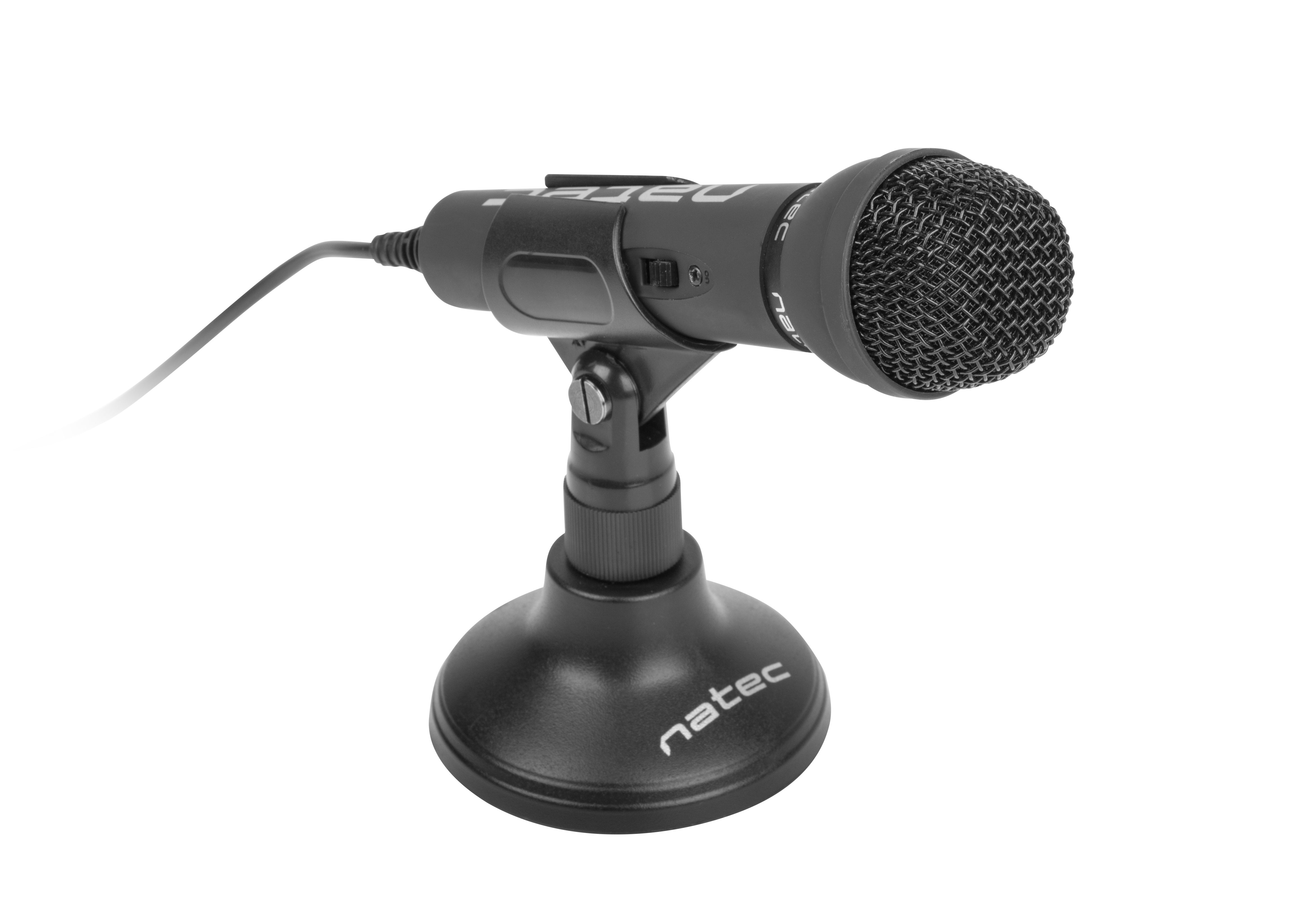 NATEC ADDER Black Conference microphone_4