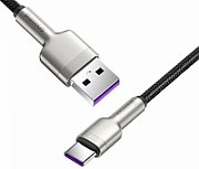 CABLU alimentare si date Baseus Cafule Series, Fast Charging Data Cable pt. smartphone, USB la USB Type-C 66W, braided, 1m, negru 