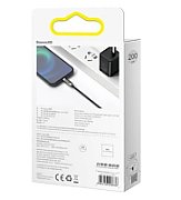 CABLU alimentare si date Baseus Display, Fast Charging Data Cable pt. smartphone, USB Type-C la Lighting iPhone 20W, braided, 2m, negru 