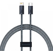 CABLU alimentare si date Baseus Dynamic Series, Fast Charging Data Cable pt. smartphone, USB Type-C la Lightning Iphone 20W, 1m, braided, gri 