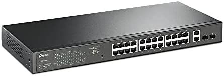 TP-LINK TL-SG1428PE 28-Port Gigabit Easy Smart Switch 24Ã— Gigabit PoE+ 2Ã— Gigabit Non-PoE RJ45 2x Gigabit SFP Slots 250W budget_2