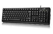 TASTATURA GENIUS USB, multimedia, 104 taste + 12 taste multimedia (chocolate style), black, 