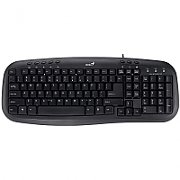 Tastatura Genius Slimstar M200, cu fir, US layout, neagra_1