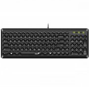 Tastatura Genius Slimstar Q200, USB, cu fir, US layout, neagra_1