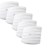 Wireless Access Point TP-Link EAP245 5 Pack, Gigabit Ethernet (RJ-45) Port *1(Support IEEE802.3at PoE), antene interne Omni 2.4GHz:3* 4dBi/5GHz:3*4dBi, AC1750 Dual Band (1300Mbps/450Mbps), Ceiling /Wall Mounting_3