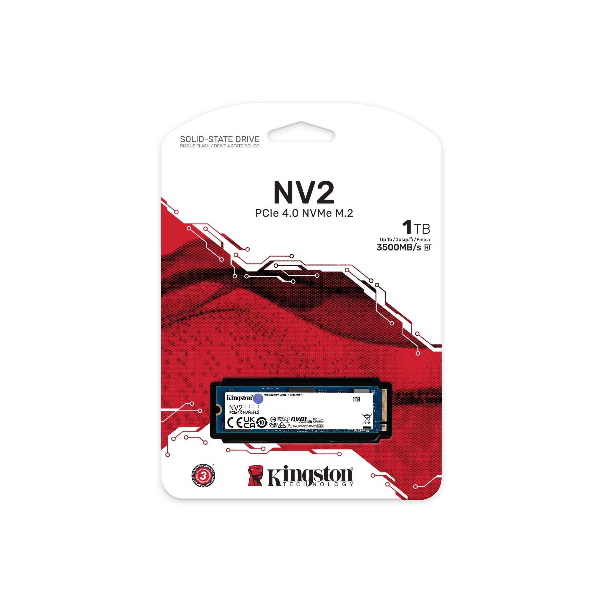 SSD Kingston, SNV2S, M2-2280, 1TB, PCI Express 3.0 x4 NVMe_2